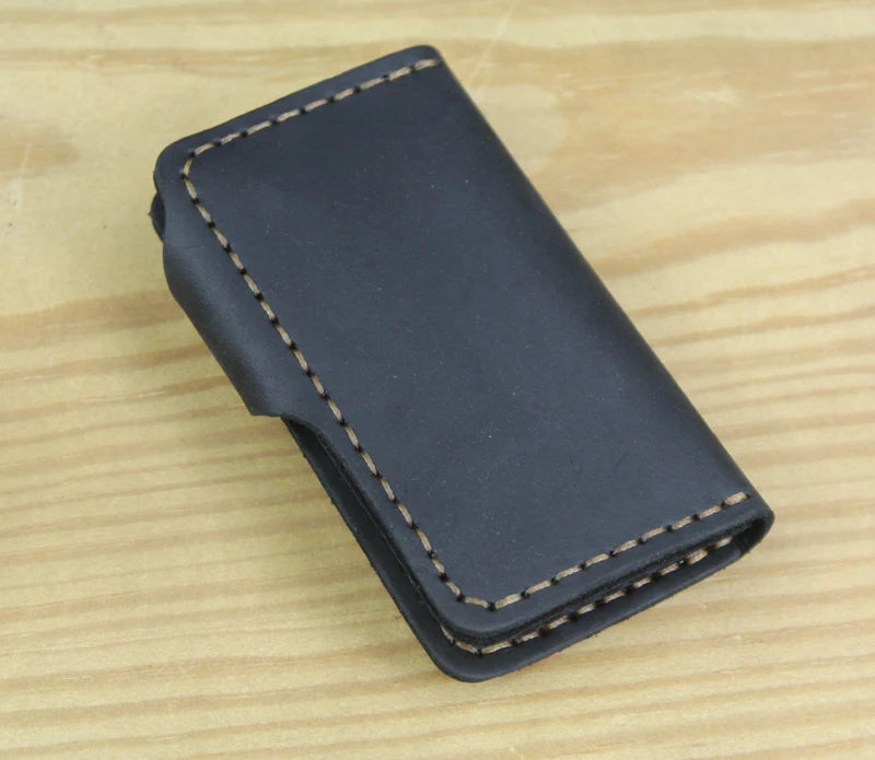 Wysokiej klasy ręcznie robiony męski portfel na klucze ze skóry