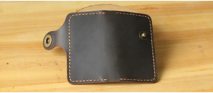 Wysokiej klasy ręcznie robiony męski portfel na klucze ze skóry