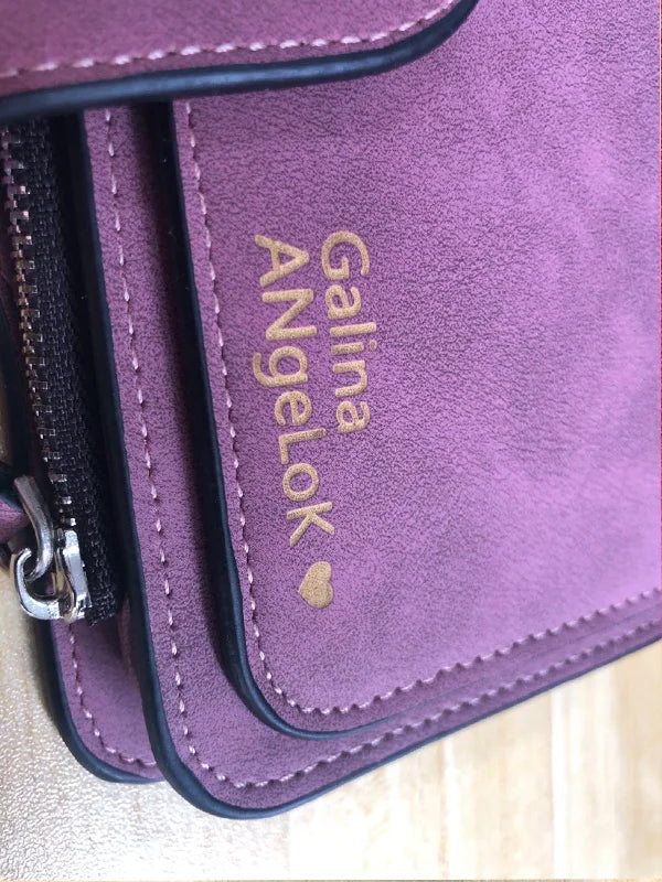 Portfel damski modny długie skórzany na karty, najwyższej jakości