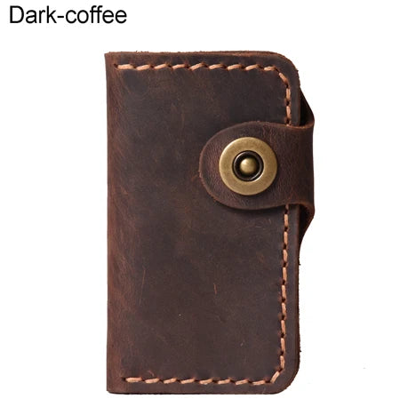 Wysokiej klasy ręcznie robiony męski portfel na klucze ze skóry