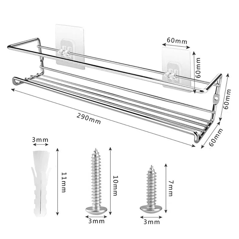 Organizer na przyprawy, półki ścienne do przechowywania.