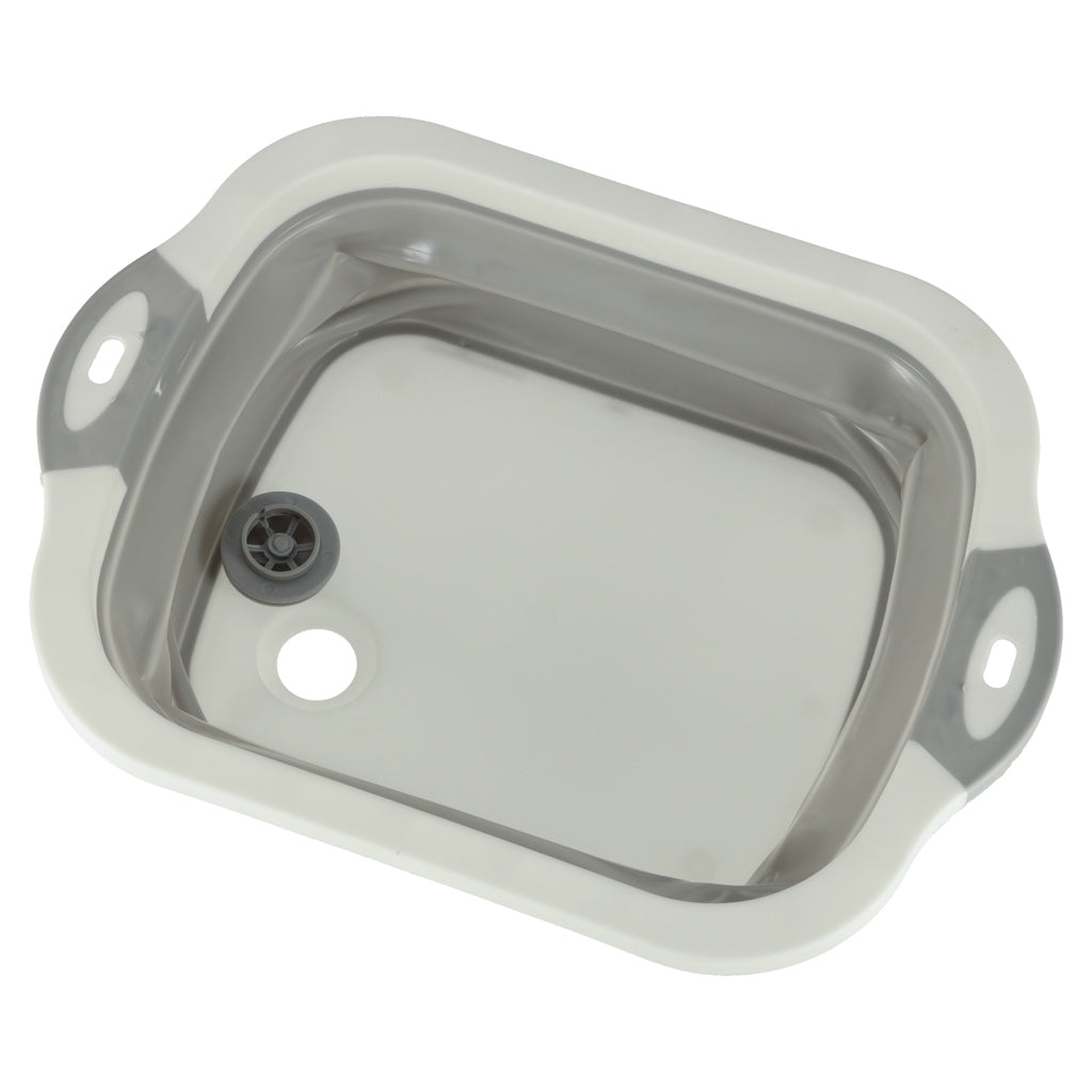 MISKA SKŁADANA SILIKONOWA Z ODPŁYWEM 5,5L - DESKA DO KROJENIA I OCIEKACZ 4W1