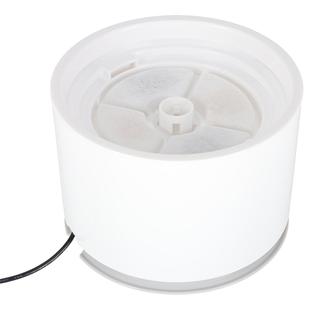 Fontánka na vodu pre psy, mačky a domáce zvieratá, automatická napájačka, LED, USB, 2,4 l, čistiaci filter