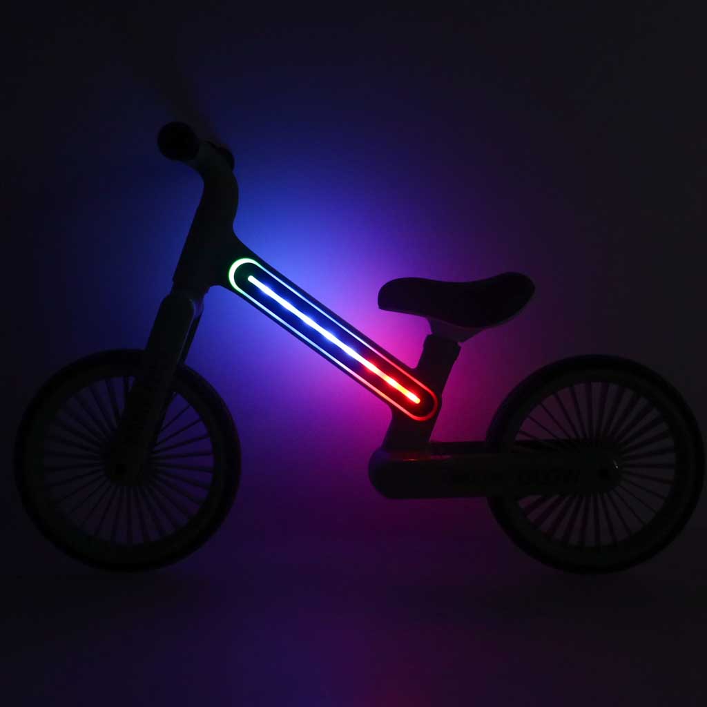 Rowerek biegowy Trike Fix Glow LED czarny , różowy , zielony