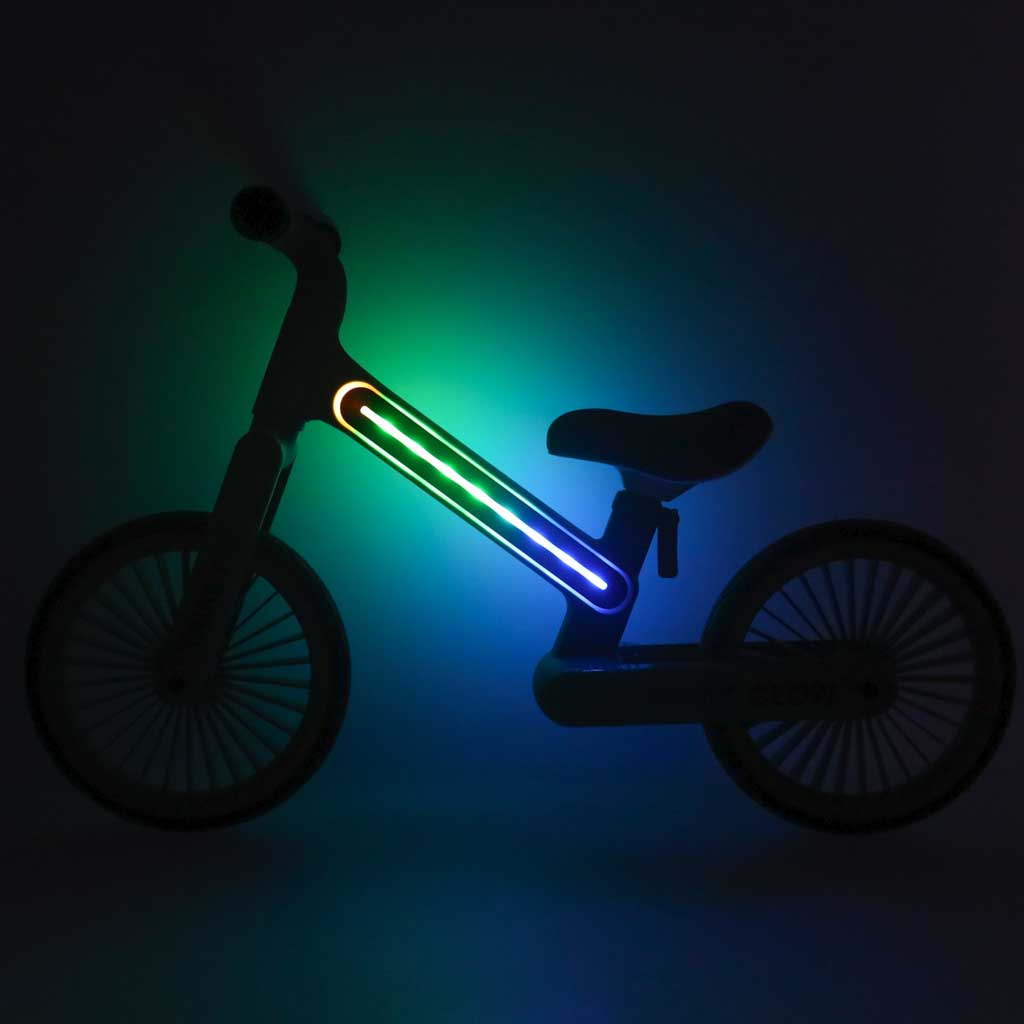 Rowerek biegowy Trike Fix Glow LED czarny , różowy , zielony