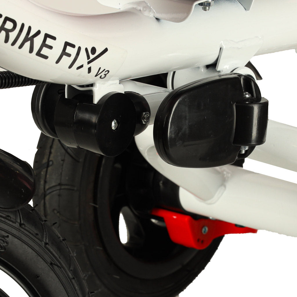 Rowerek trójkołowy trike fix v3 rower spacerówka 3w1 obracany 360 wolne koło różowy