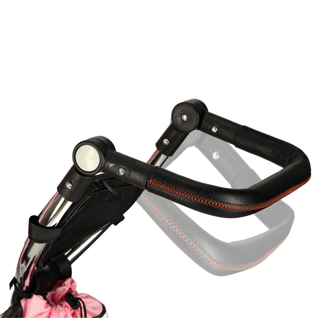 Rowerek trójkołowy trike fix v3 rower spacerówka 3w1 obracany 360 wolne koło różowy