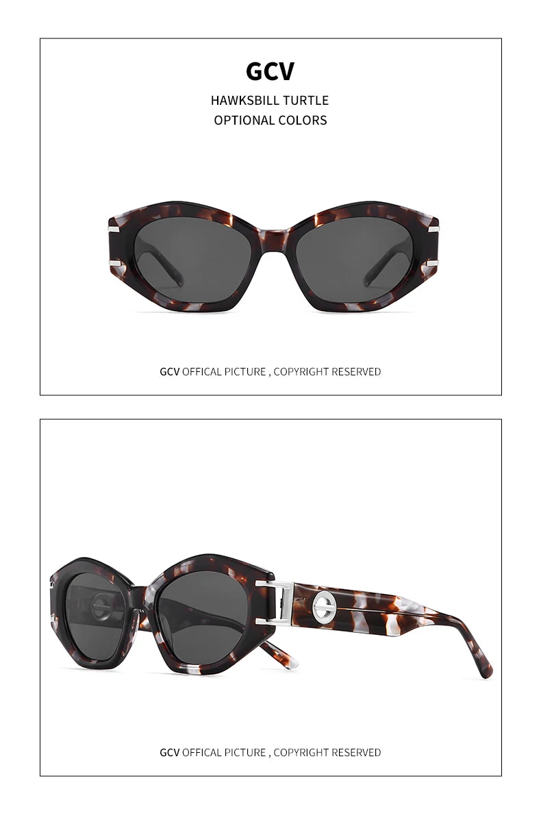 Okulary przeciwsłoneczne damskie GM Cat Eye. Awangardowe