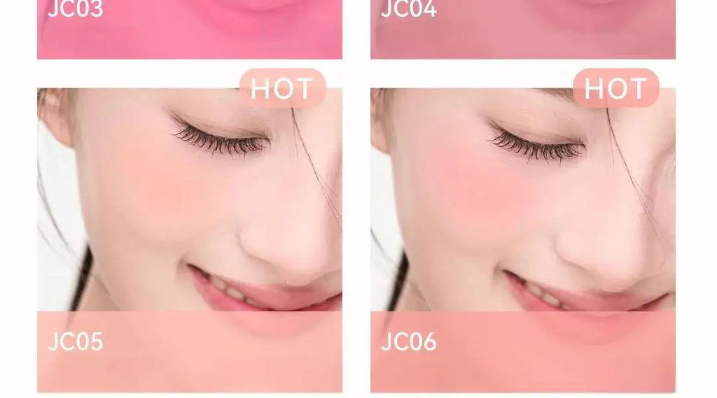 Róż do policzków Kolorowy makijaż twarzy Płynny róż JC04