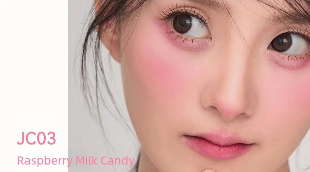 Róż do policzków Kolorowy makijaż twarzy Płynny róż JC04