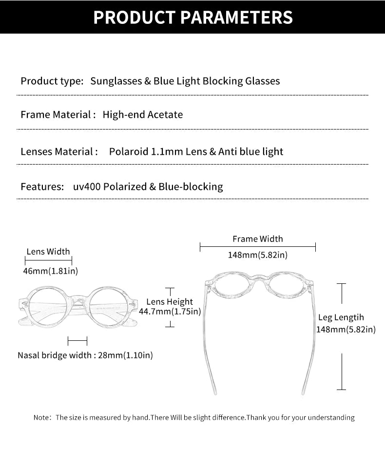 Okulary damskie GM Cat Eye filtr polaryzacyjnym i ochroną UV