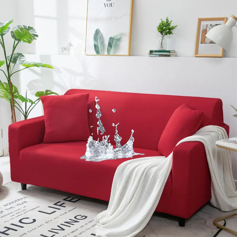 Wodoodporny pokrowiec na sofę Elastyczne pokrowce na sofy narożne Pokrowiec na sofę w kształcie litery L .