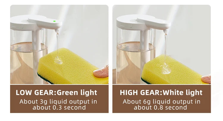 Automatický dávkovač tekutého mydla, nabíjateľný bezdotykový dávkovač pracieho prostriedku s USB.