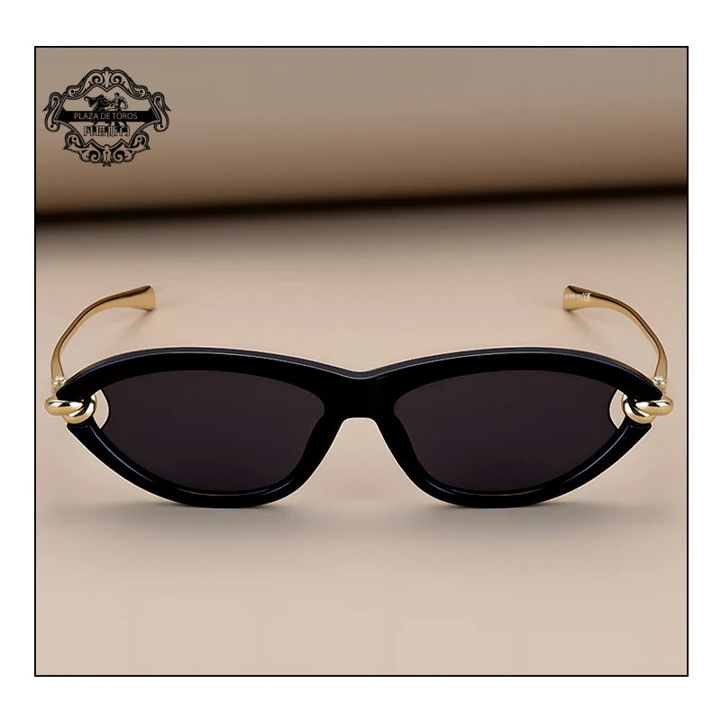 Modne luksusowe damskie okulary cat eye  UV400.