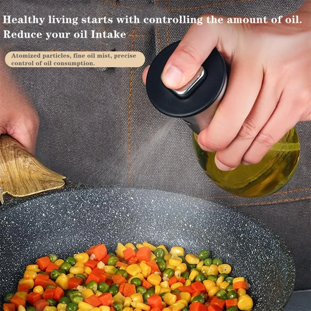 Olejarka, niezwykle precyzyjna butelka z rozpylaczem oleju