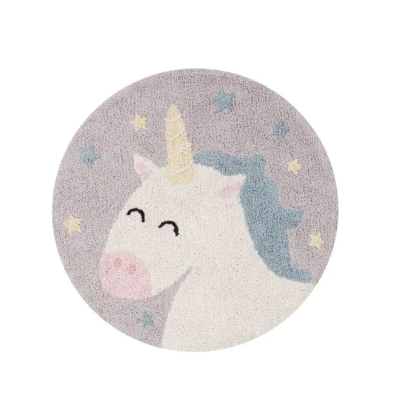 Okrągły puszysty dywan do zabawy dla dzieci z alfabetem, miękkie do sypialni dla dzieci .