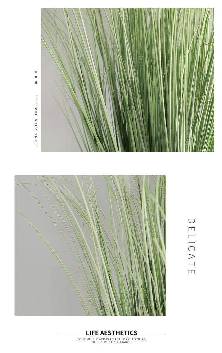 Nowe sztuczne rośliny 98 cm, 2 sztuki, zielona trawa