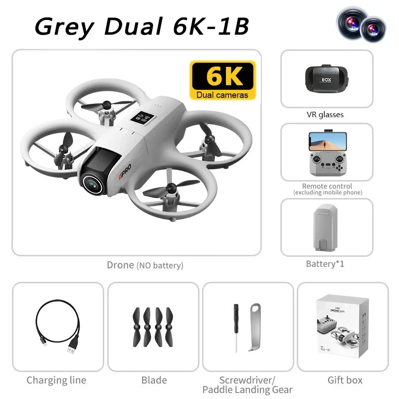 I1pro Drone Profesjonalna kamera 8k Drone 5g Wifi Fpv Uav z ekranem Pilot zdalnego sterowania Rc Dron Unikanie Quadcopter powietrzny