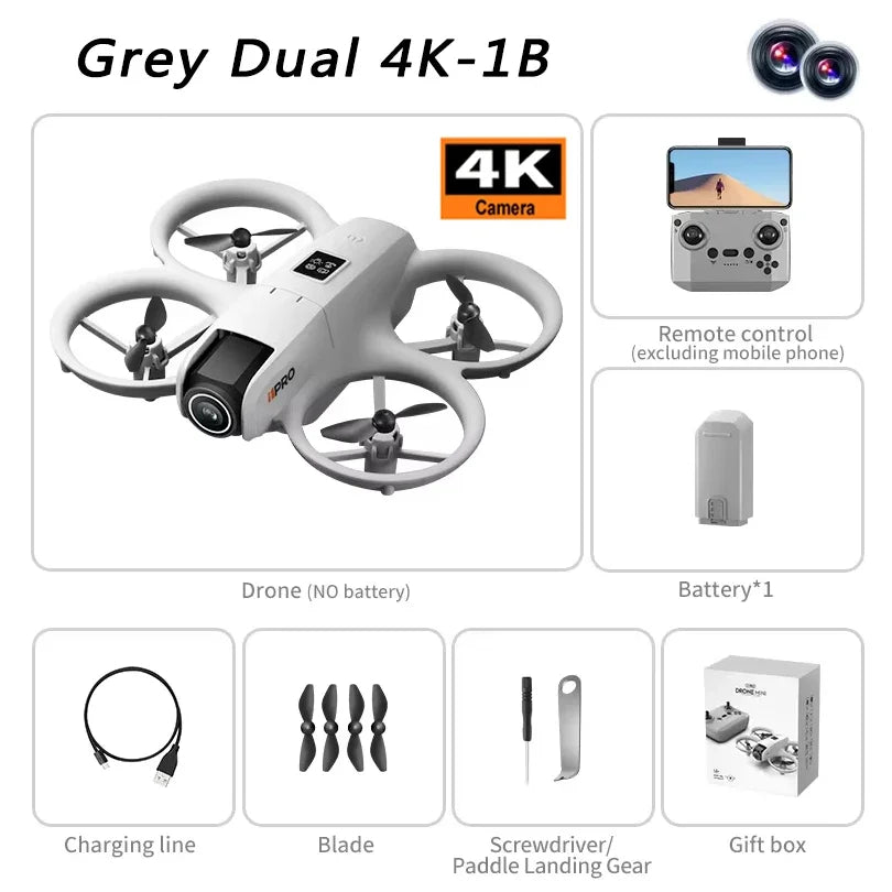 I1pro Drone Profesjonalna kamera 8k Drone 5g Wifi Fpv Uav z ekranem Pilot zdalnego sterowania Rc Dron Unikanie Quadcopter powietrzny