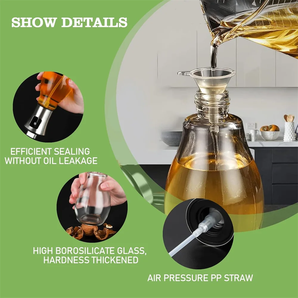 Olejarka, niezwykle precyzyjna butelka z rozpylaczem oleju