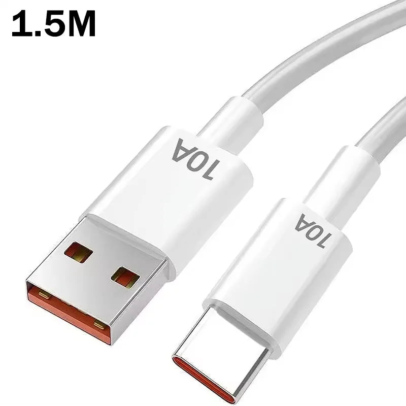 5 v 1 GaN USB C nabíjačka, 240W rýchlonabíjací adaptér, 10A kábel USB-C, 3PD 2USB QC3.0 nabíjačka pre iPhone 16, Samsung a Xiaomi