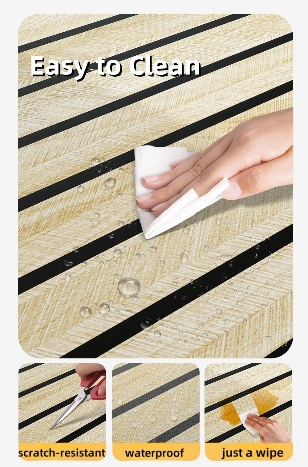 Samolepiaca tapeta s dreveným vzorom 10M/5M/3M do spálne, obývačky, interiéru