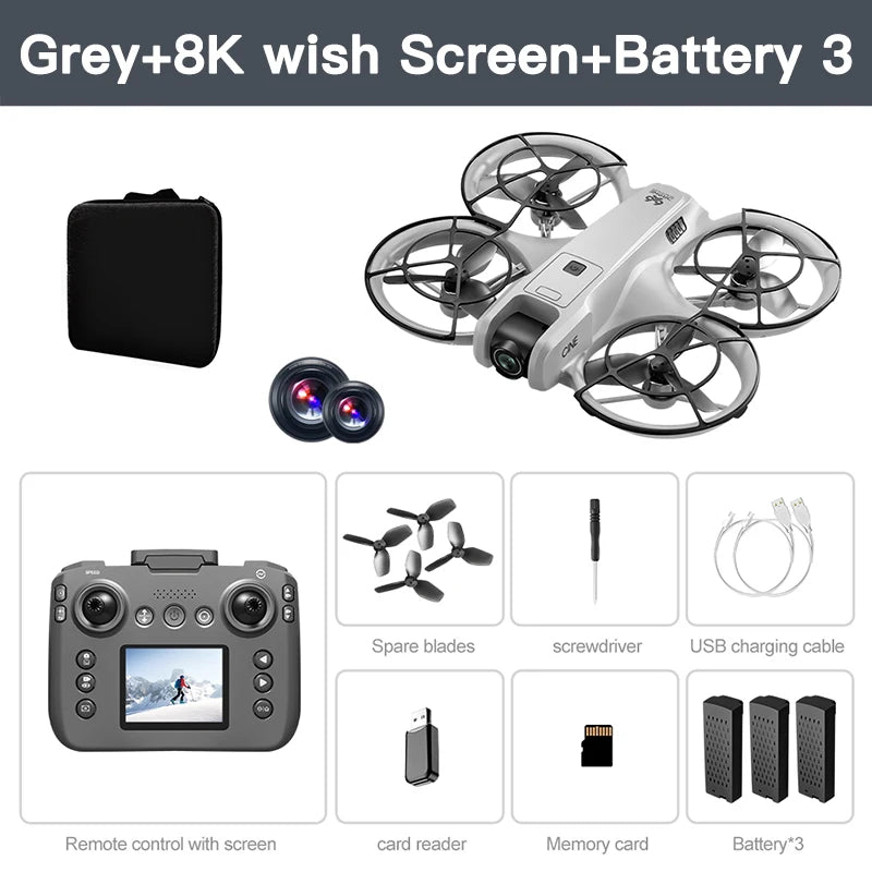 Xiaomi Mjia MINI V666 Drone 4K Profesjonalny WIFI 5G Dron z funkcją omijania przeszkód Bezszczotkowy Tryb bezgłowicowy RC Quadcopter Zabawki