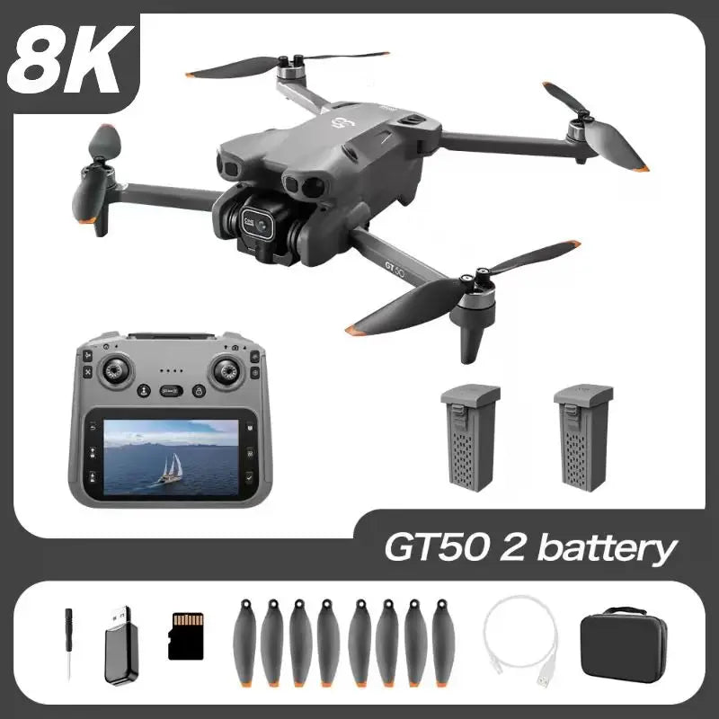 Xiaomi Mijia GT50 Drone Professional 8K HD Camera 5G Brushless Motor Aerial Photography Optical Flow z ekranem RC Quadcopter