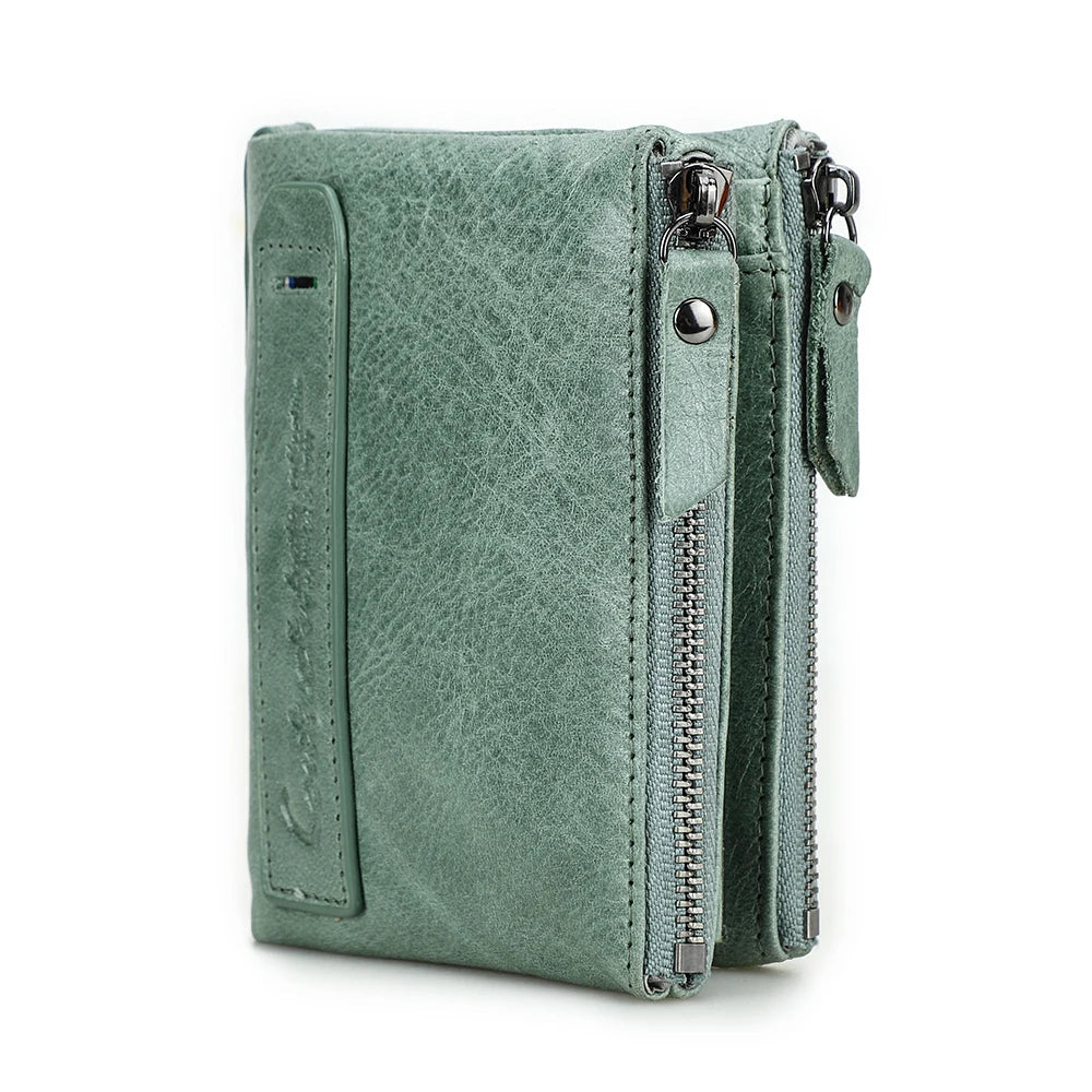 Portfel CONTACT'S. Prawdziwa skóra, z miejscem na karty.