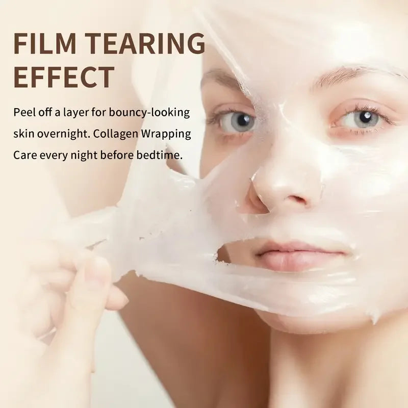 Maska kolagenowa do peelingu,biotyna-kolagen na dzień i na noc.