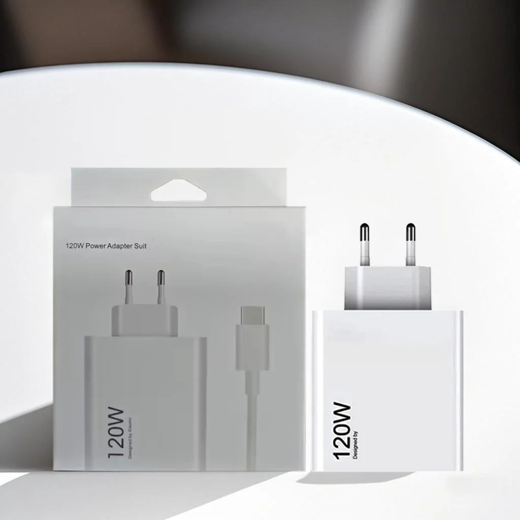 Oryginalna ładowarka Turbo Fast Charge 120 W EU/US Hypercharge Adapter do Xiaomi Redmi Note.