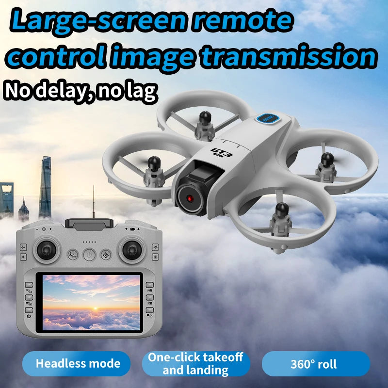 GT3 Max Mini Drone 8K Profesjonalny podwójny aparat Tryb bezgłowicowy Unikanie przeszkód WiFi FPV Dron 360° Flip Quadcopter Zabawki dla dzieci