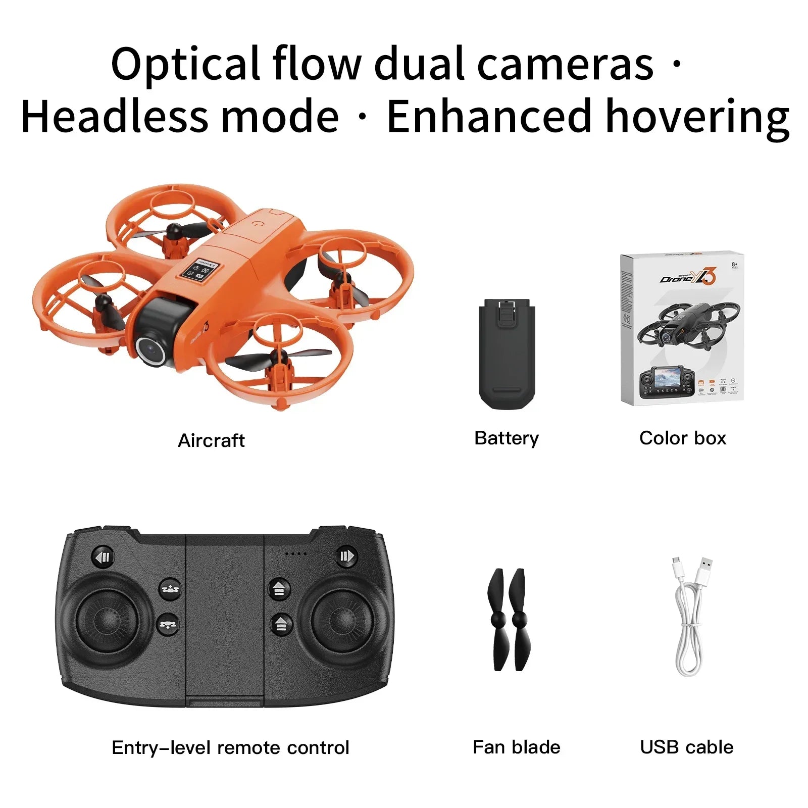 Lenovo YL3 HD Dron z podwójną kamerą do fotografii lotniczej 5G WIFI Silnik bezszczotkowy Zdalne sterowanie Optyczny przepływ Hover UAV Zabawka