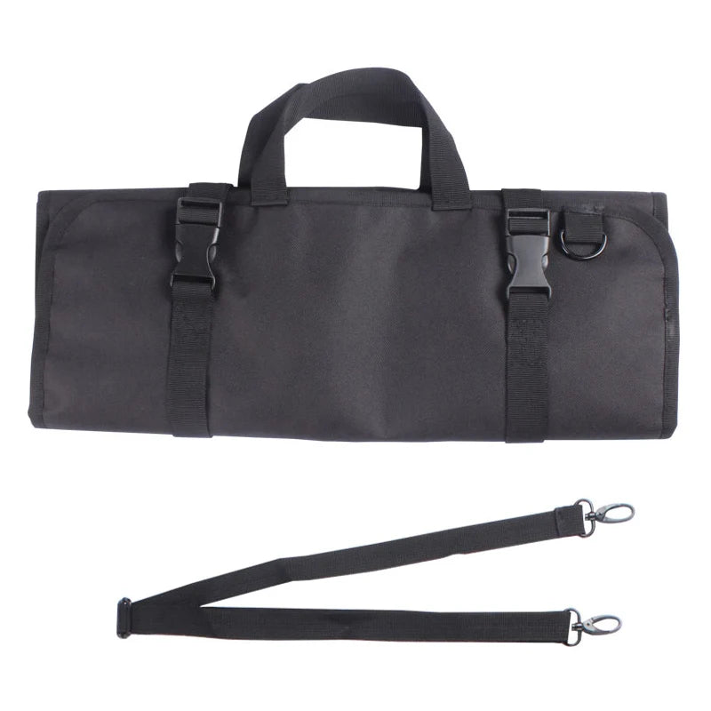 16-komorowa torba na noże szefa kuchni do użytku na świeżym powietrzu.