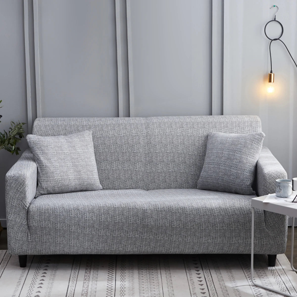 Pokrowce na sofę do salonu na  1/2/3/4-osobową Geometryczne pokrowce na sofę