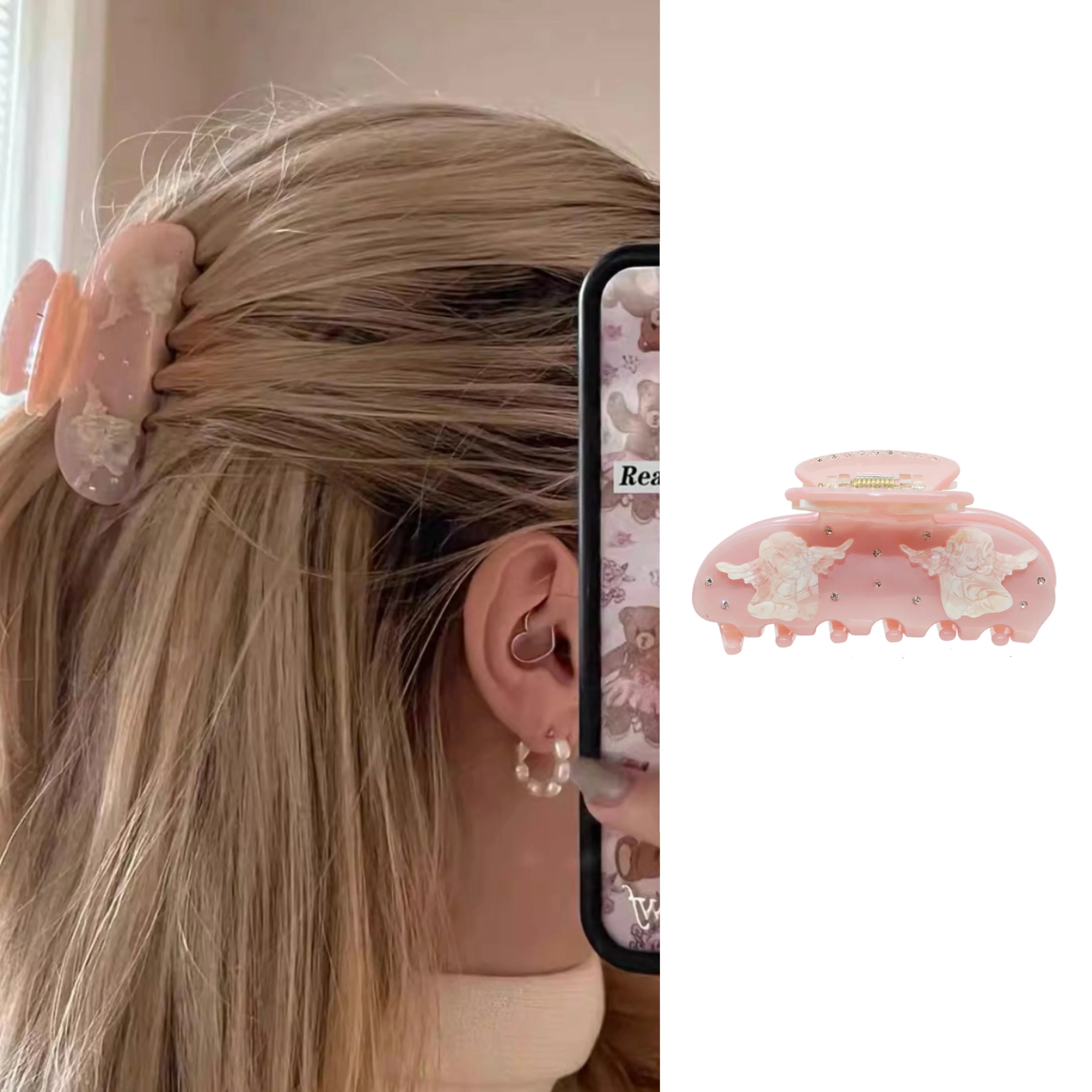 Spinki do włosów z wiśniami dla kobiet i dziewcząt.Różne modele