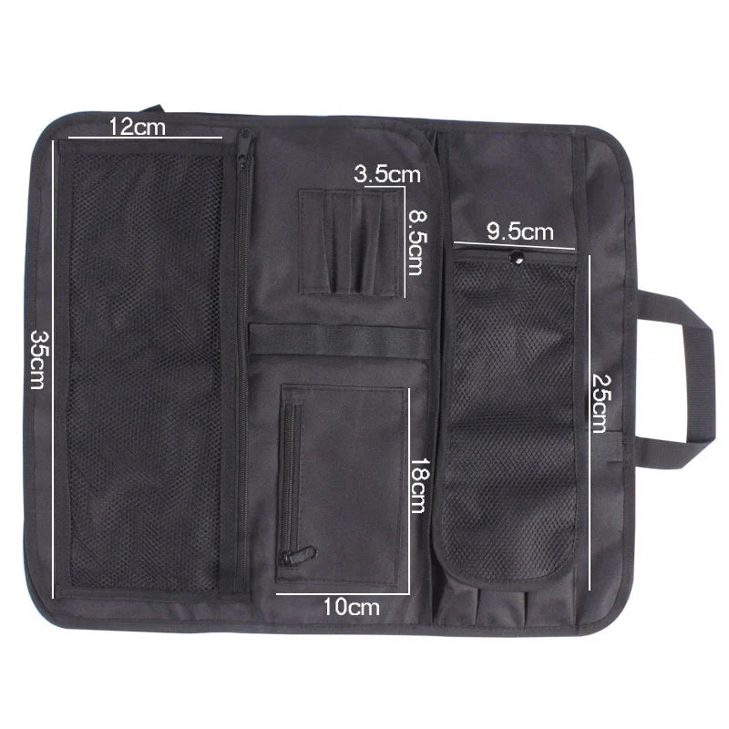 16-komorowa torba na noże szefa kuchni do użytku na świeżym powietrzu.