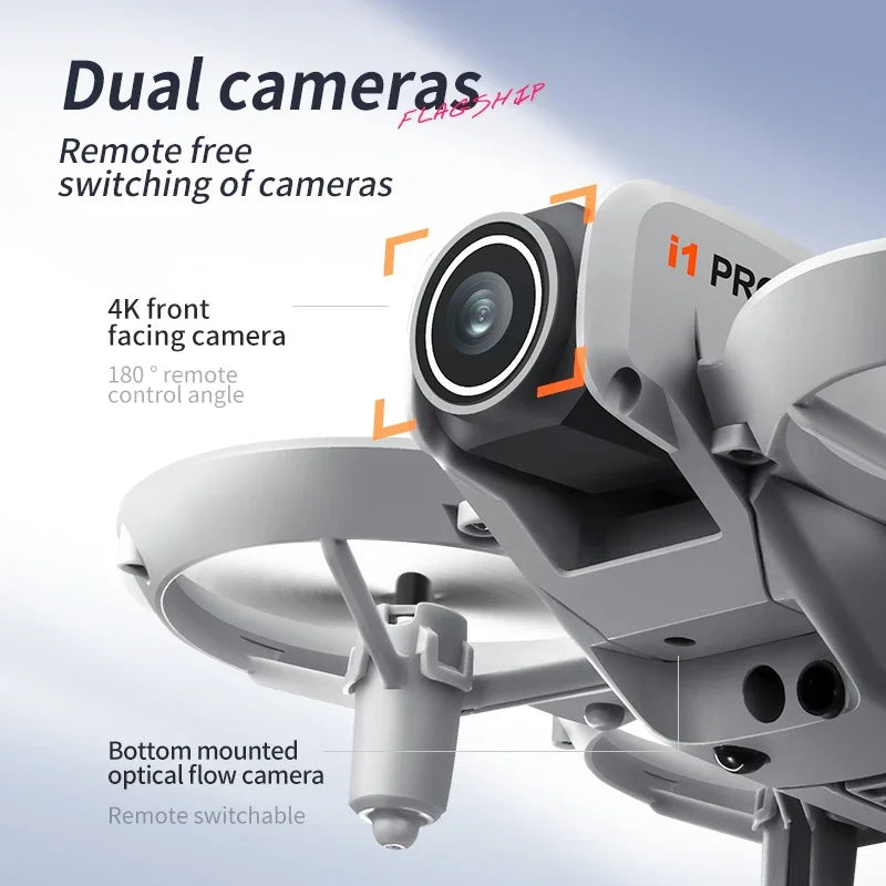 I1pro Drone Profesjonalna kamera 8k Drone 5g Wifi Fpv Uav z ekranem Pilot zdalnego sterowania Rc Dron Unikanie Quadcopter powietrzny