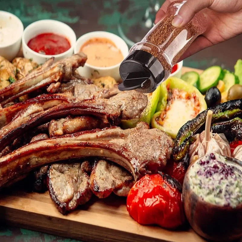 Przezroczyste butelki na przyprawy Solniczki i pieprzniczki Plastikowe