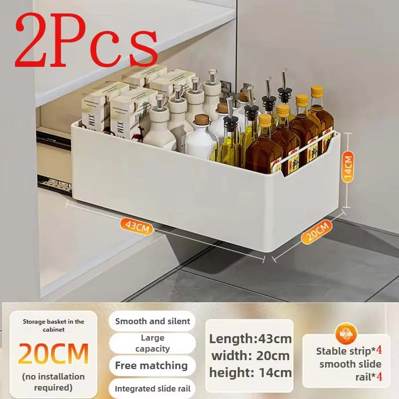 Nowy regał kuchenny z prowadnicami, szuflada kuchenna