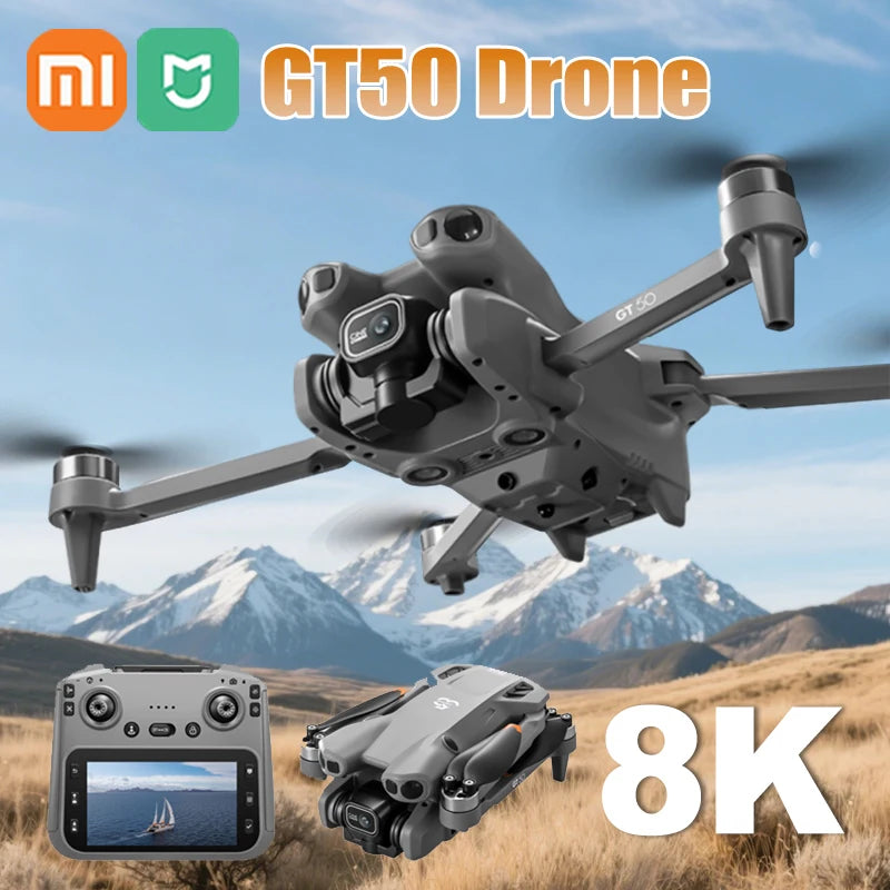 Xiaomi Mijia GT50 Drone Professional 8K HD Camera 5G Brushless Motor Aerial Photography Optical Flow z ekranem RC Quadcopter