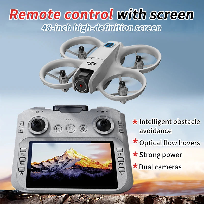 GT3 Max Mini Drone 8K Profesjonalny podwójny aparat Tryb bezgłowicowy Unikanie przeszkód WiFi FPV Dron 360° Flip Quadcopter Zabawki dla dzieci