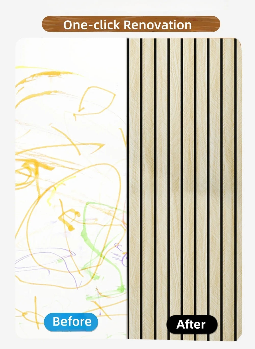 Samolepiaca tapeta s dreveným vzorom 10M/5M/3M do spálne, obývačky, interiéru