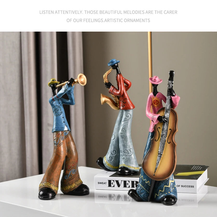 Kreatívna dekorácia kapely. Model hudobného nástroja.