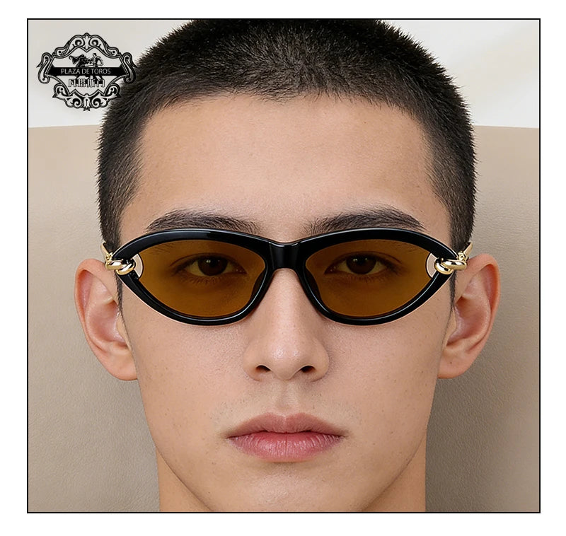 Modne luksusowe damskie okulary cat eye  UV400.