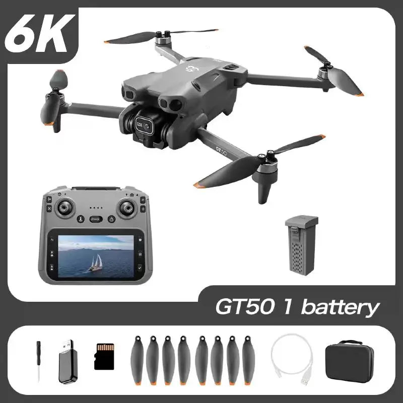 Xiaomi Mijia GT50 Drone Professional 8K HD Camera 5G Brushless Motor Aerial Photography Optical Flow z ekranem RC Quadcopter