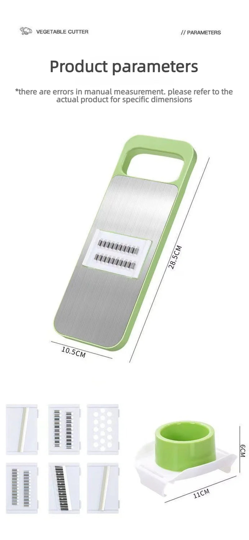 Ręczna tarka wielofunkcyjna do warzyw, krajalnica do ziemniaków