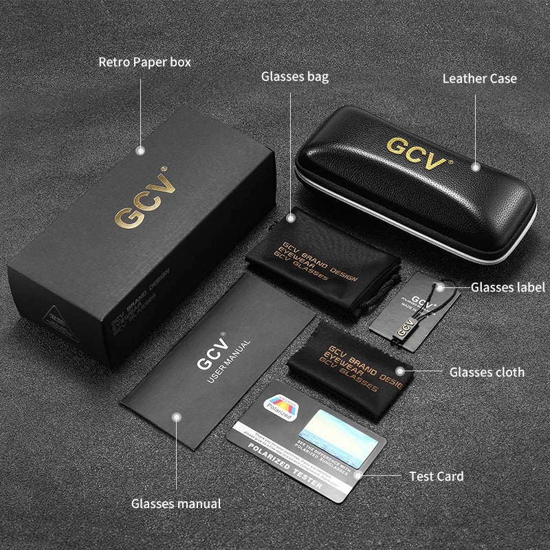 Okulary damskie GM Cat Eye filtr polaryzacyjnym i ochroną UV