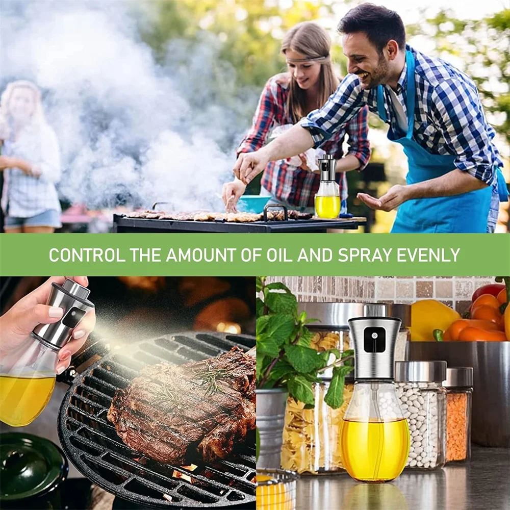 Olejarka, niezwykle precyzyjna butelka z rozpylaczem oleju