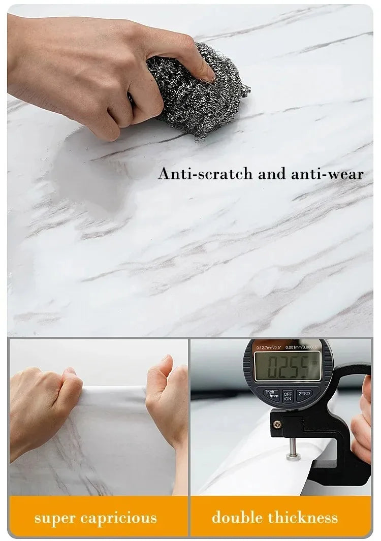 Marmurowa samoprzylepna tapeta winylowa wodoodporna